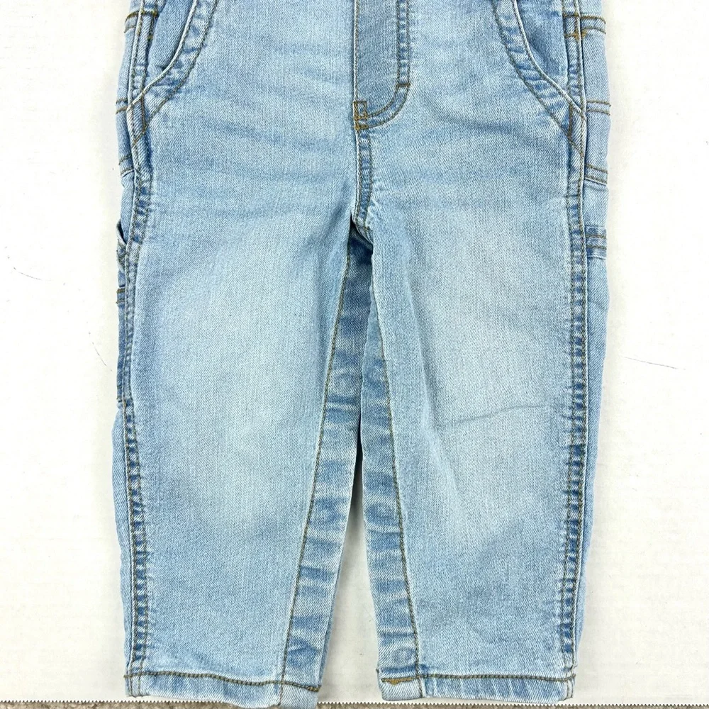 OshKosh B'gosh Light Wash Blue Jean Overalls